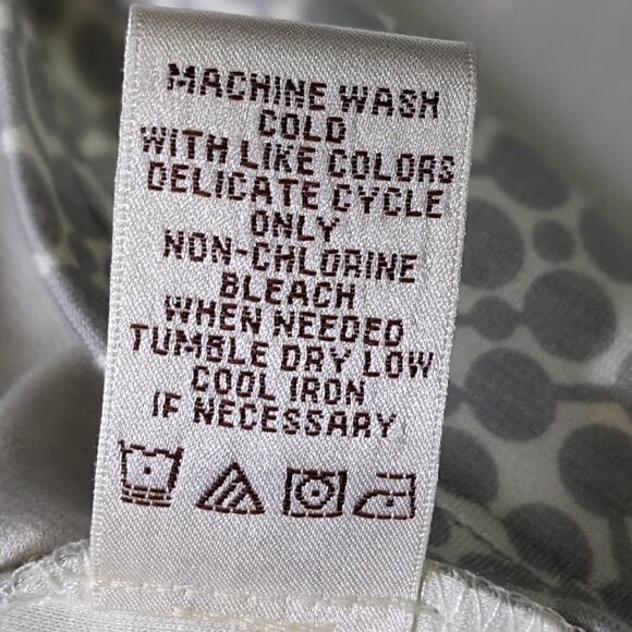 NEW Max Studio Dress Womens Small Knee Length 3/4 Sleeve Gray Geometric Print - Picture 12 of 12